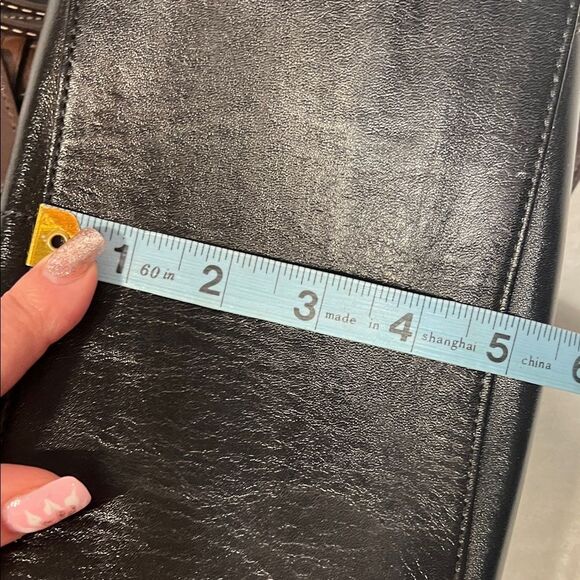 Coach Hamilton Black and Brown Leather Tote - F12444 - Picture 13 of 14